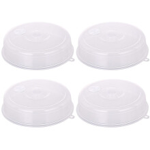 8 Pcs Preservation Bowl Lids Fresh Keeping Sealed White