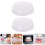 8 Pcs Preservation Bowl Lids Fresh Keeping Sealed White 8