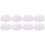8 Pcs Preservation Bowl Lids Fresh Keeping Sealed White 2