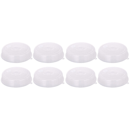 8 Pcs Preservation Bowl Lids Fresh Keeping Sealed White 1