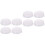 8 Pcs Preservation Bowl Lids Fresh Keeping Sealed White 4