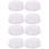 8 Pcs Preservation Bowl Lids Fresh Keeping Sealed White 5