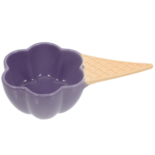 5Pcs Ceramic Ice Cream Shape Sushi Dipping Bowl Appetizer Plate