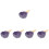 5Pcs Ceramic Ice Cream Shape Sushi Dipping Bowl Appetizer Plate 7