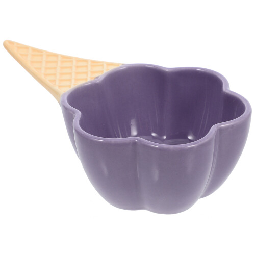 5Pcs Ceramic Ice Cream Shape Sushi Dipping Bowl Appetizer Plate 1