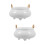 2Pcs Ceramic Incense Stick Holder For Indoor Aromatherapy Decor 10