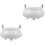 2Pcs Ceramic Incense Stick Holder For Indoor Aromatherapy Decor 6