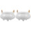 2Pcs Ceramic Incense Stick Holder For Indoor Aromatherapy Decor 5