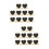 20 Pcs Mini Heart Chalkboard Signs With Stand 9