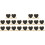 20 Pcs Mini Heart Chalkboard Signs With Stand 4
