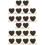 20 Pcs Mini Heart Chalkboard Signs With Stand 7