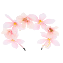 5Pcs Flower Headband For Girls With Simulated Flowers