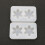 2Pcs Diy Snowflake Epoxy Mold 8