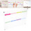 Transparent Acrylic Magnetic Dry Erase Message Board Multi-Functional 6