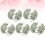5Pcs Sink Drain Filter Cover Floor Strainer Deodorant Plug Silver 5