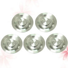 5Pcs Sink Drain Filter Cover Floor Strainer Deodorant Plug Silver