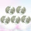 5Pcs Sink Drain Filter Cover Floor Strainer Deodorant Plug Silver 3