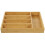 Kitchen Drawer Organizer Multi-Grid Bamboo Storage Box For Silverware 1