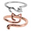 2Pcs Cat Design Crochet Rings Alloy Knitting Tools 10