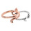 2Pcs Cat Design Crochet Rings Alloy Knitting Tools 6