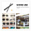 Wall Mounted Acrylic Sunglasses Organizer For Multiple Glasses Black 6