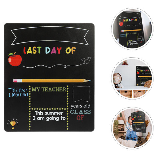 Preschool Chalkboard Sign Kindergarten Erasable School Board 1