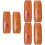 6 Pcs Natural Solid Wood Mini Tray For Towels Sushi Dessert Snacks 6