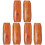 6 Pcs Natural Solid Wood Mini Tray For Towels Sushi Dessert Snacks 2