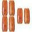 6 Pcs Natural Solid Wood Mini Tray For Towels Sushi Dessert Snacks 7