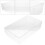 1Pc Freezer Storage Box Clear Plastic Refrigerator Case 3