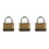 3Pcs Heavy Duty Weatherproof Resettable Combo Lock For Gate Shed Storage 10