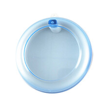 portable rotating artificial tooth storage box denture case blue