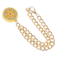 Chinese New Year Pet Necklace Metal Longevity Lock For Cats Dogs