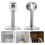 8Pcs Stainless Steel Ceiling Mount Brackets For Curtain Rod Support 6