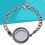 Crystal Memory Locket Bracelet For Floating Charms Gift Black 2
