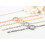 Crystal Memory Locket Bracelet For Floating Charms Gift Black 3