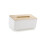 4Pcs Wooden Tissue Box Holder Rectangular For Home Office 9