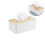 4Pcs Wooden Tissue Box Holder Rectangular For Home Office 3