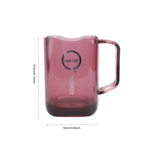 1Pc Simple Plastic Mouthwash Cup For Home Use 1
