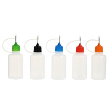 15Pcs 30Ml Needle Applicator Tip Plastic Glue Bottles For Oil