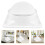 5 Sets Range Hood Outlet Check Valve Anti-Reverse Backflow Prevention 11