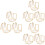 6 Pcs Wooden Paper Making Frame Diy Screen 6