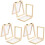 6 Pcs Wooden Paper Making Frame Diy Screen 8