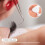 100Pcs Pigment Ring Holders Eyelash Glue Cups Plastic White 6