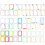 124Pcs White Write Name Label Sticker For Kids Stationery 3