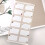 124Pcs White Write Name Label Sticker For Kids Stationery 10