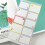 124Pcs White Write Name Label Sticker For Kids Stationery 11