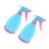 2 Pcs Blue Plastic Watering Can With Adjustable Spraying Head 8