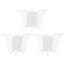 3Pcs Window Lock Security Bar Butterfly Shape Blocker Latch