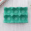 6 Grids Ceramic Egg Holder Anti-Slip Refrigerator Storage Box Green 5
